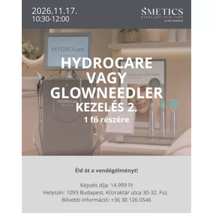 S'METICS Ismerd meg az S'METICS kozmetikai kezelőgépeit! Foglalj időpontot HYDROcare vagy GLOWneedler kezelésre és éld át a vendégélményt! 11.17. 10.30-12.00