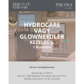   S'METICS Ismerd meg az S'METICS kozmetikai kezelőgépeit! Foglalj időpontot HYDROcare vagy GLOWneedler kezelésre és éld át a vendégélményt! 11.17. 15.30-17.00