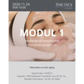   S’METICS by dermaceutical ALAPOK ÉS ÁTTEKINTŐ TERMÉKISMERET - MODUL 1. 2026.11.24.