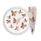 The Nail Pro Körömdísz 3D pillangó rózsaarany 